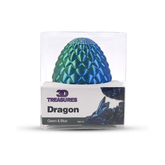 3D Printed Dragon With Egg Fidget Toy - Multiple Colours Simple Exclusive